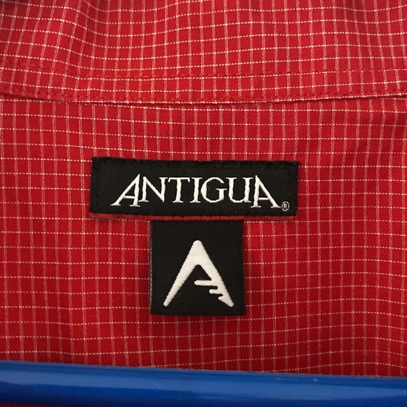 Antigua MLB Casual Button Down Shirt - Boston Red Sox - Picture 2 of 6